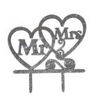 Cake Topper - Silver