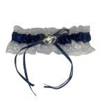 Bridal Garter - Navy